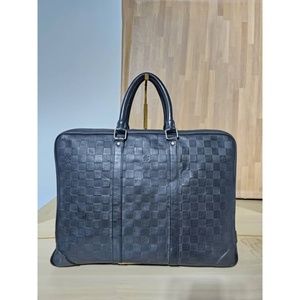 Authentic Louis Vuitton Infini Damier Graphite Porte-Documents Voyage Bu…